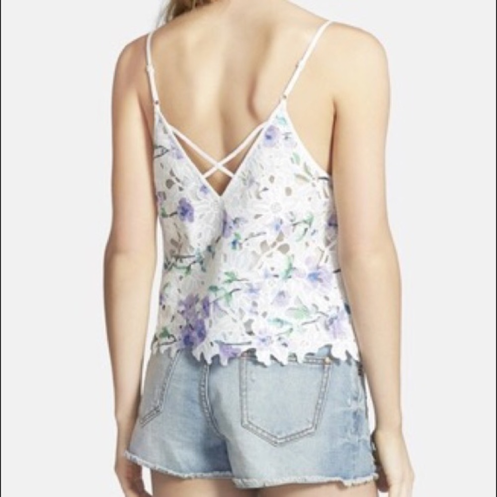 ASTR Printed Lace Camisole - Picture 5 of 6